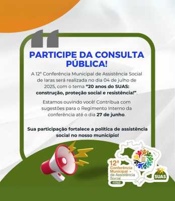Participe da Consulta Pública