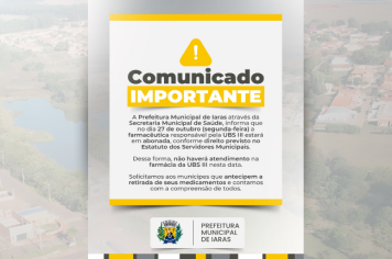 COMUNICADO IMPORTANTE
