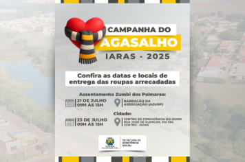 Entrega das Roupas Arrecadadas - Campanha do Agasalho 2025
