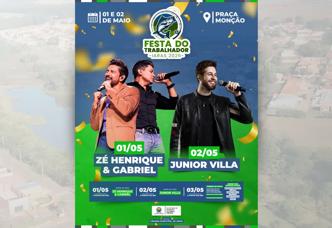 FESTA DO TRABALHADOR - IARAS 2026