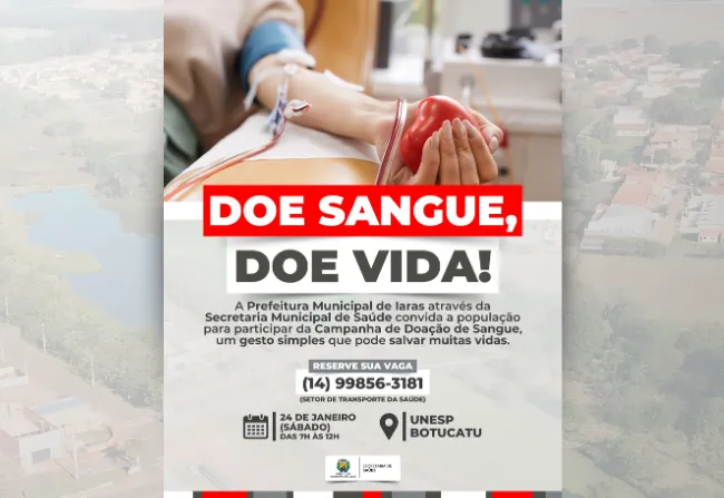 DOE SANGUE, DOE VIDA!